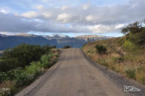 A Carretera Austral, a caminho de Cochrane, no sul do Chile